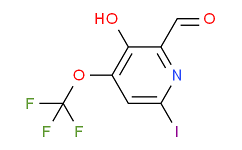 3-Hydroxy-6-iodo-4-(trifluoromethoxy)pyridine-2-carboxaldehyde
