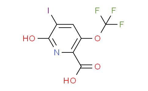 2-Hydroxy-3-iodo-5-(trifluoromethoxy)pyridine-6-carboxylic acid