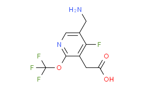 5-(Aminomethyl)-4-fluoro-2-(trifluoromethoxy)pyridine-3-acetic acid