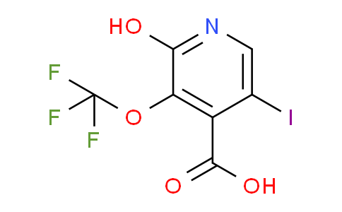 2-Hydroxy-5-iodo-3-(trifluoromethoxy)pyridine-4-carboxylic acid