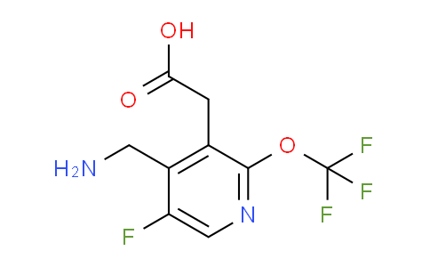 4-(Aminomethyl)-5-fluoro-2-(trifluoromethoxy)pyridine-3-acetic acid