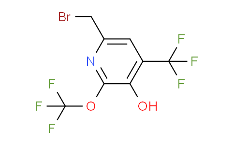 6-(Bromomethyl)-3-hydroxy-2-(trifluoromethoxy)-4-(trifluoromethyl)pyridine