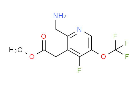 Methyl 2-(aminomethyl)-4-fluoro-5-(trifluoromethoxy)pyridine-3-acetate