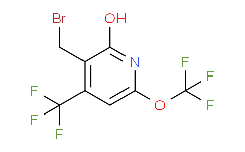 3-(Bromomethyl)-2-hydroxy-6-(trifluoromethoxy)-4-(trifluoromethyl)pyridine