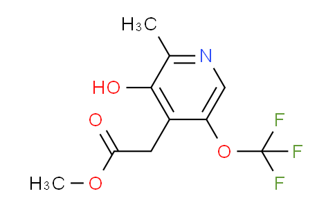 Methyl 3-hydroxy-2-methyl-5-(trifluoromethoxy)pyridine-4-acetate