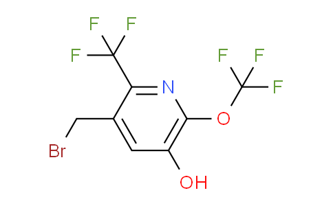 3-(Bromomethyl)-5-hydroxy-6-(trifluoromethoxy)-2-(trifluoromethyl)pyridine