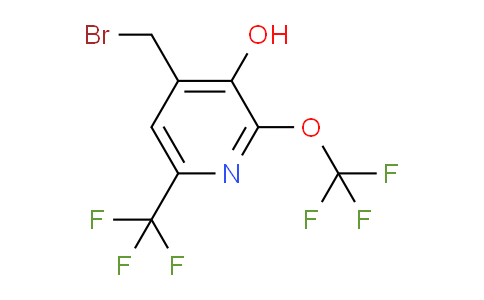 4-(Bromomethyl)-3-hydroxy-2-(trifluoromethoxy)-6-(trifluoromethyl)pyridine