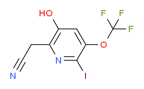 AM162674 | 1804676-19-4 | 5-Hydroxy-2-iodo-3-(trifluoromethoxy)pyridine-6-acetonitrile