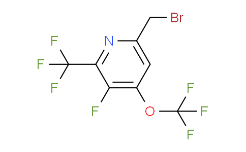 AM162686 | 1804744-56-6 | 6-(Bromomethyl)-3-fluoro-4-(trifluoromethoxy)-2-(trifluoromethyl)pyridine