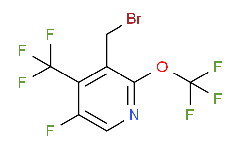 3-(Bromomethyl)-5-fluoro-2-(trifluoromethoxy)-4-(trifluoromethyl)pyridine