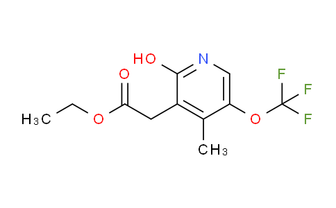 Ethyl 2-hydroxy-4-methyl-5-(trifluoromethoxy)pyridine-3-acetate