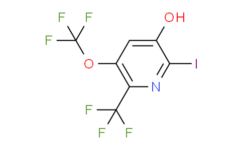 3-Hydroxy-2-iodo-5-(trifluoromethoxy)-6-(trifluoromethyl)pyridine