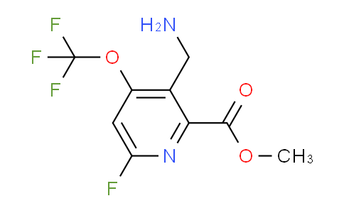 Methyl 3-(aminomethyl)-6-fluoro-4-(trifluoromethoxy)pyridine-2-carboxylate