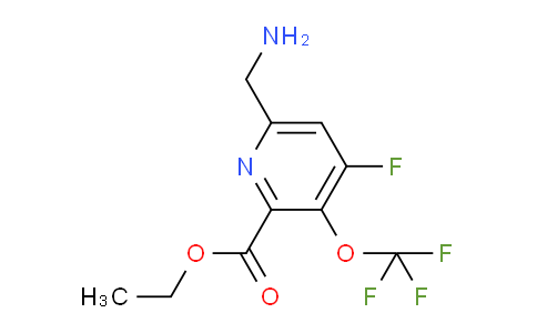 AM162721 | 1804311-48-5 | Ethyl 6-(aminomethyl)-4-fluoro-3-(trifluoromethoxy)pyridine-2-carboxylate