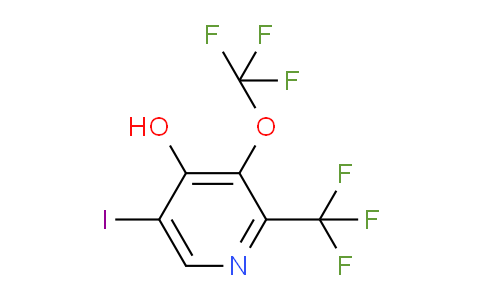 4-Hydroxy-5-iodo-3-(trifluoromethoxy)-2-(trifluoromethyl)pyridine