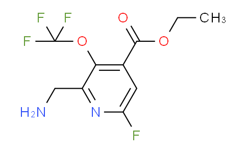 AM162732 | 1803659-71-3 | Ethyl 2-(aminomethyl)-6-fluoro-3-(trifluoromethoxy)pyridine-4-carboxylate