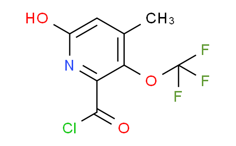 6-Hydroxy-4-methyl-3-(trifluoromethoxy)pyridine-2-carbonyl chloride