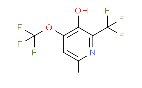 3-Hydroxy-6-iodo-4-(trifluoromethoxy)-2-(trifluoromethyl)pyridine