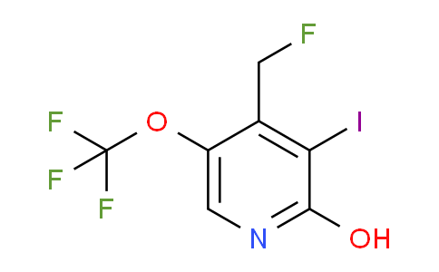 4-(Fluoromethyl)-2-hydroxy-3-iodo-5-(trifluoromethoxy)pyridine