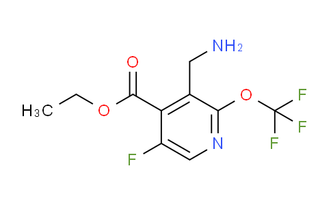 Ethyl 3-(aminomethyl)-5-fluoro-2-(trifluoromethoxy)pyridine-4-carboxylate