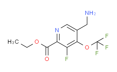 Ethyl 5-(aminomethyl)-3-fluoro-4-(trifluoromethoxy)pyridine-2-carboxylate