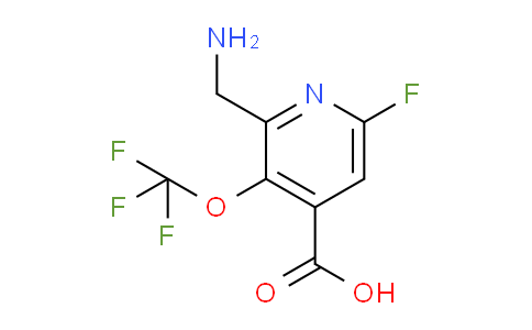 2-(Aminomethyl)-6-fluoro-3-(trifluoromethoxy)pyridine-4-carboxylic acid