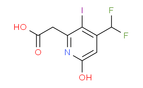 AM16276 | 1806939-20-7 | 4-(Difluoromethyl)-6-hydroxy-3-iodopyridine-2-acetic acid