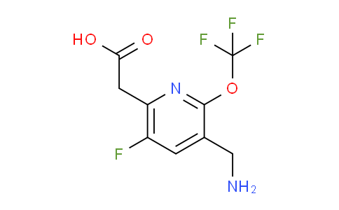 3-(Aminomethyl)-5-fluoro-2-(trifluoromethoxy)pyridine-6-acetic acid