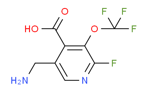 5-(Aminomethyl)-2-fluoro-3-(trifluoromethoxy)pyridine-4-carboxylic acid