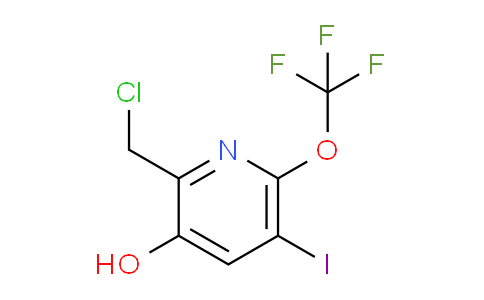 2-(Chloromethyl)-3-hydroxy-5-iodo-6-(trifluoromethoxy)pyridine