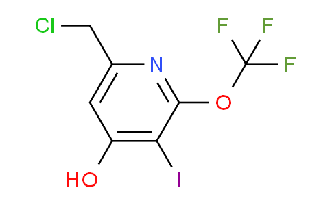 6-(Chloromethyl)-4-hydroxy-3-iodo-2-(trifluoromethoxy)pyridine