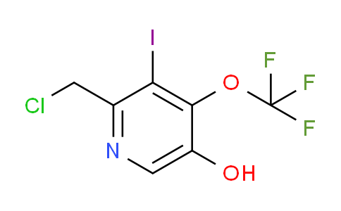 2-(Chloromethyl)-5-hydroxy-3-iodo-4-(trifluoromethoxy)pyridine