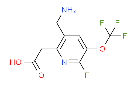 5-(Aminomethyl)-2-fluoro-3-(trifluoromethoxy)pyridine-6-acetic acid