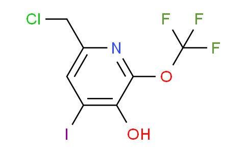 6-(Chloromethyl)-3-hydroxy-4-iodo-2-(trifluoromethoxy)pyridine