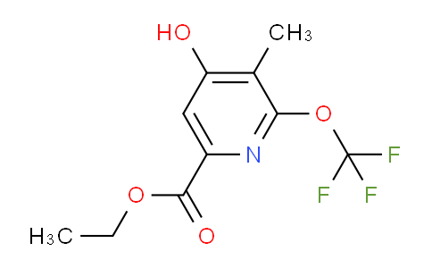 Ethyl 4-hydroxy-3-methyl-2-(trifluoromethoxy)pyridine-6-carboxylate