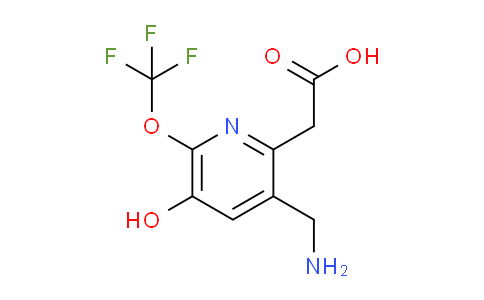 AM162834 | 1806010-40-1 | 3-(Aminomethyl)-5-hydroxy-6-(trifluoromethoxy)pyridine-2-acetic acid