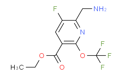 AM162845 | 1804759-50-9 | Ethyl 2-(aminomethyl)-3-fluoro-6-(trifluoromethoxy)pyridine-5-carboxylate