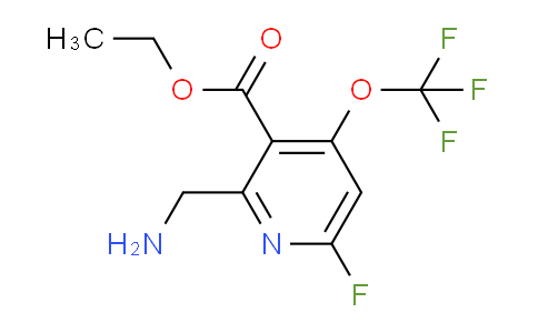 AM162860 | 1804742-74-2 | Ethyl 2-(aminomethyl)-6-fluoro-4-(trifluoromethoxy)pyridine-3-carboxylate