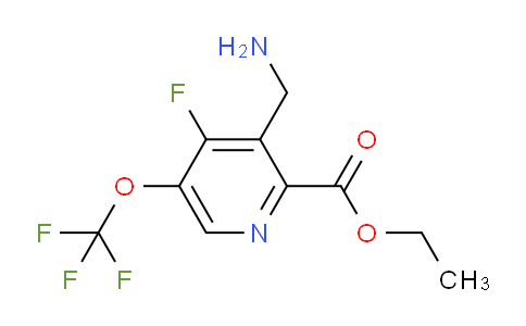 AM162864 | 1804344-79-3 | Ethyl 3-(aminomethyl)-4-fluoro-5-(trifluoromethoxy)pyridine-2-carboxylate