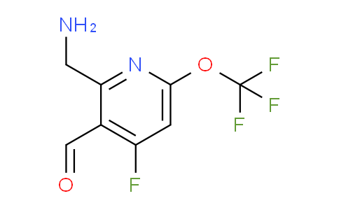 2-(Aminomethyl)-4-fluoro-6-(trifluoromethoxy)pyridine-3-carboxaldehyde