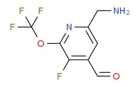 6-(Aminomethyl)-3-fluoro-2-(trifluoromethoxy)pyridine-4-carboxaldehyde