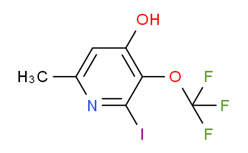 4-Hydroxy-2-iodo-6-methyl-3-(trifluoromethoxy)pyridine