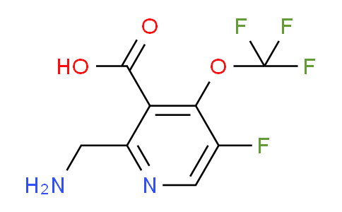 AM162876 | 1804476-37-6 | 2-(Aminomethyl)-5-fluoro-4-(trifluoromethoxy)pyridine-3-carboxylic acid