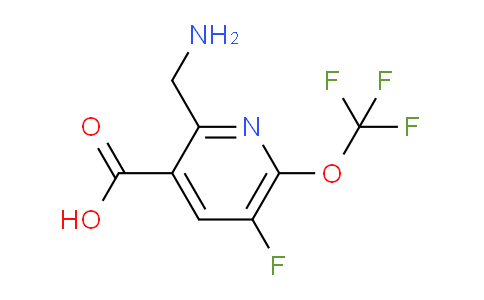AM162879 | 1803939-80-1 | 2-(Aminomethyl)-5-fluoro-6-(trifluoromethoxy)pyridine-3-carboxylic acid