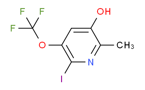 3-Hydroxy-6-iodo-2-methyl-5-(trifluoromethoxy)pyridine