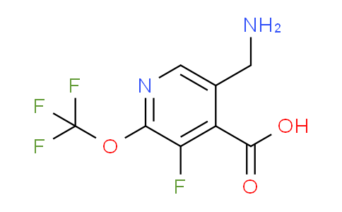 AM162896 | 1804757-87-6 | 5-(Aminomethyl)-3-fluoro-2-(trifluoromethoxy)pyridine-4-carboxylic acid