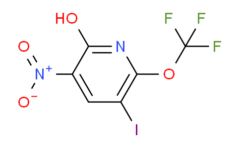 2-Hydroxy-5-iodo-3-nitro-6-(trifluoromethoxy)pyridine