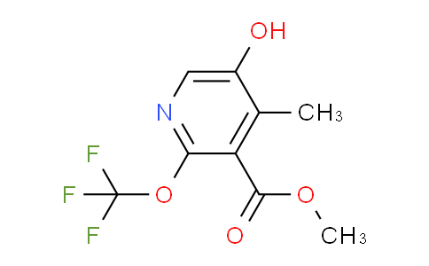 AM162902 | 1804772-64-2 | Methyl 5-hydroxy-4-methyl-2-(trifluoromethoxy)pyridine-3-carboxylate