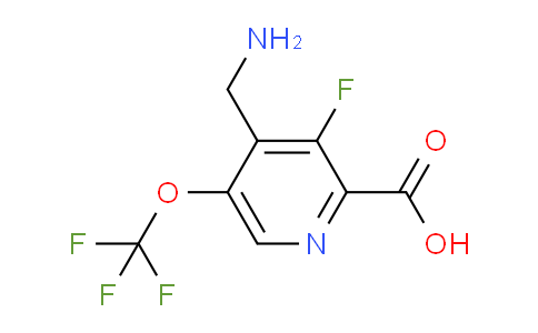 AM162903 | 1804741-78-3 | 4-(Aminomethyl)-3-fluoro-5-(trifluoromethoxy)pyridine-2-carboxylic acid