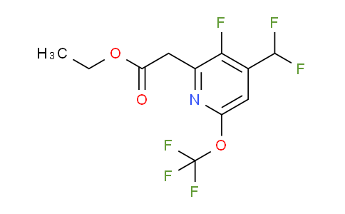 AM162909 | 1804334-19-7 | Ethyl 4-(difluoromethyl)-3-fluoro-6-(trifluoromethoxy)pyridine-2-acetate